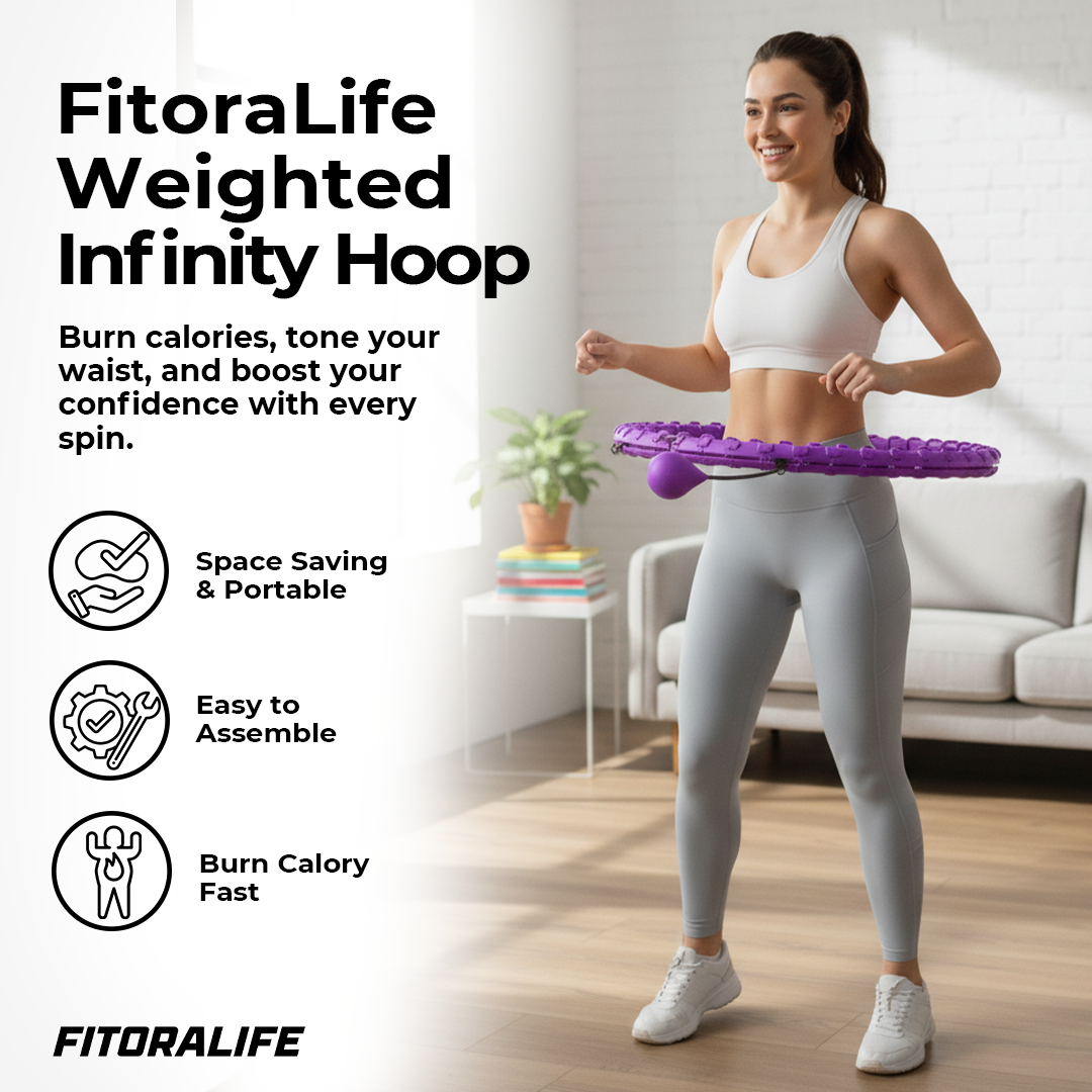 FitoraLife Weighted Infinity Hoop
