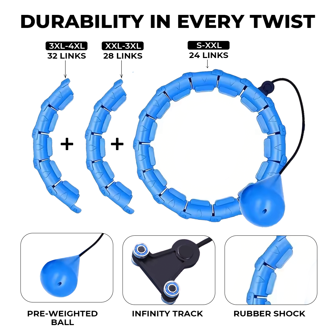 FitoraLife Weighted Infinity Hoop
