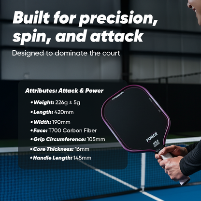 FitoraLife Aero-X Force Pickleball Paddle
